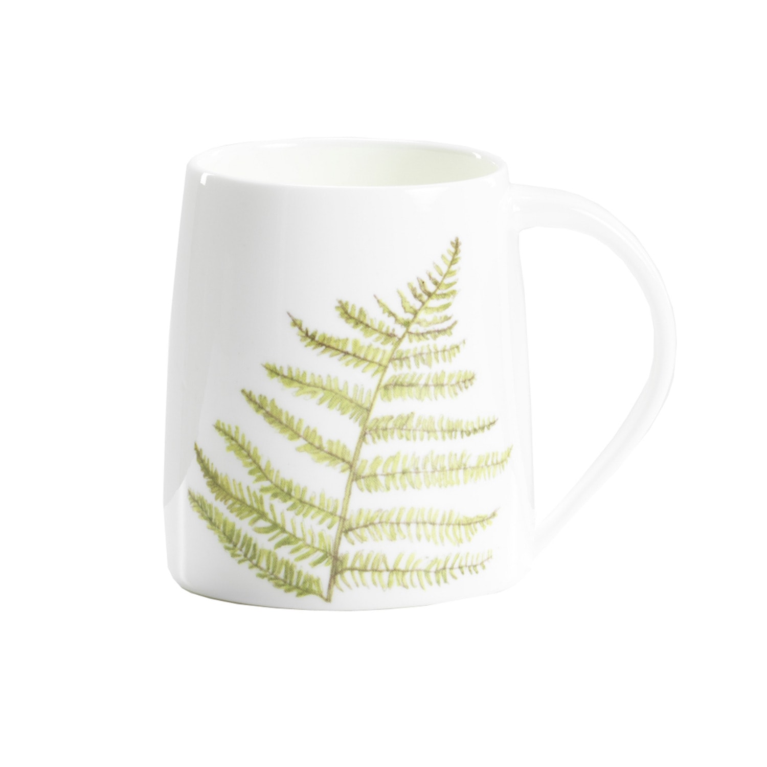 Neutrals Broad Leaf Fern Mug Helen Beard