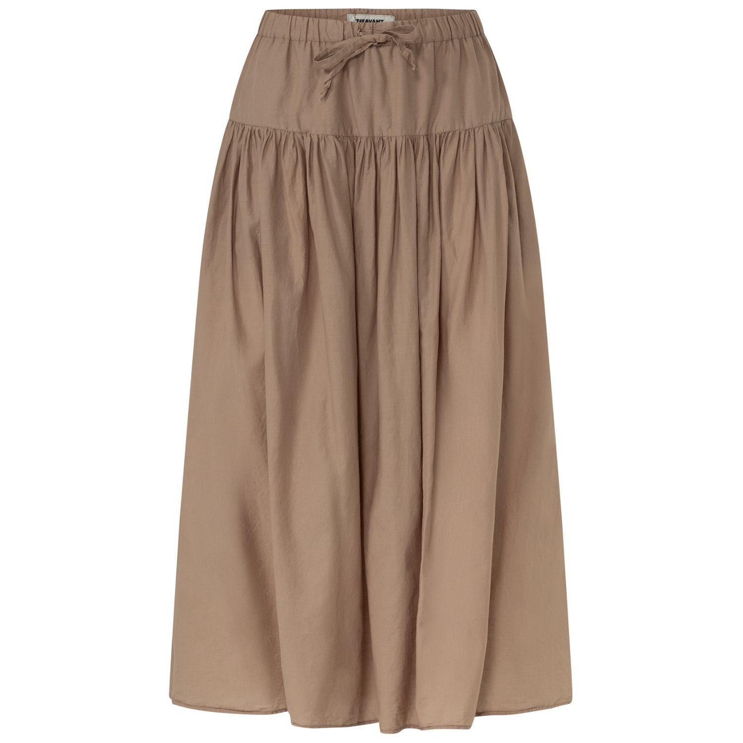 THEAVANTTHEAVANT - Carine Skirt In Dusty Brown Voile | DailyMail