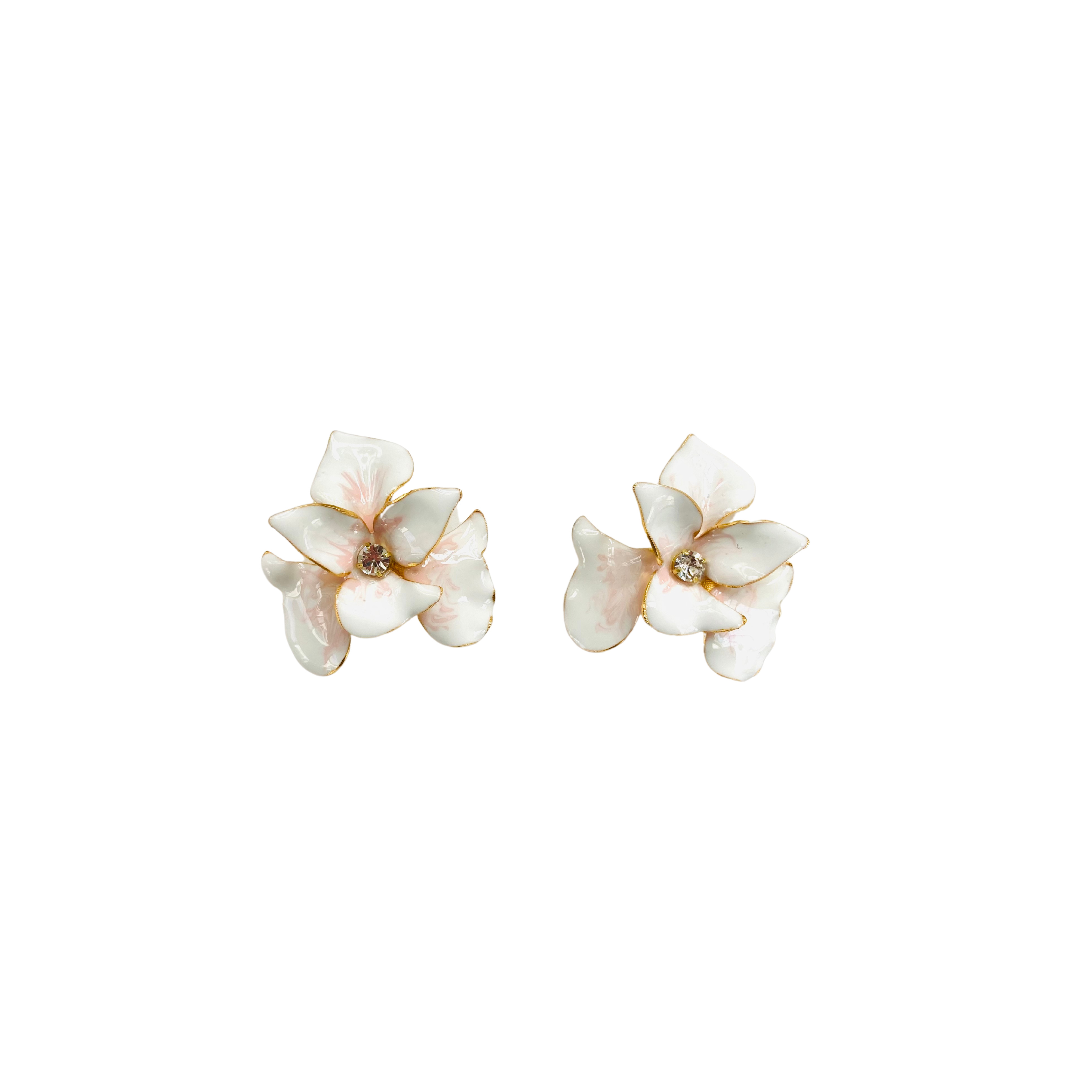 Women’s White With Pale Pink Orchid The Pink Reef