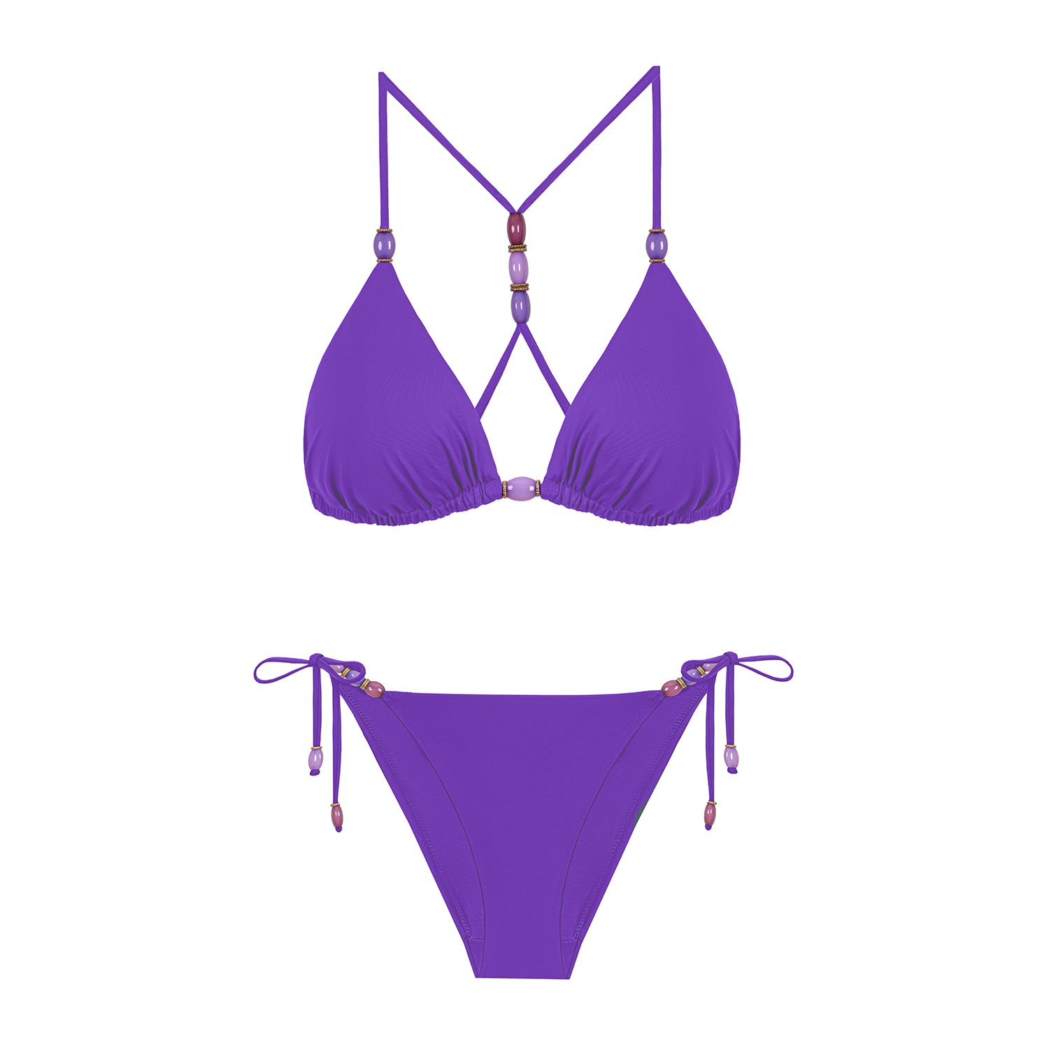 Triangle bikini bra Light purple - VINAJ