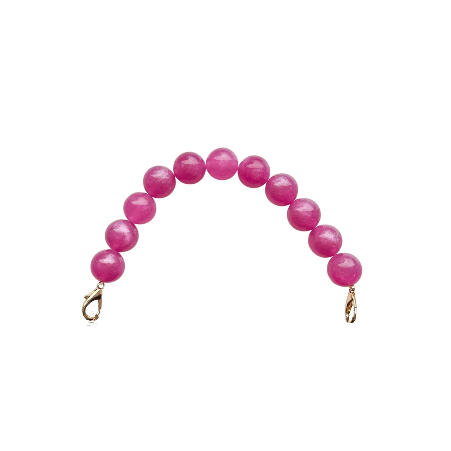 Women’s Pink / Purple Beaded Purse Handle In Electric Grape Closet Rehab
