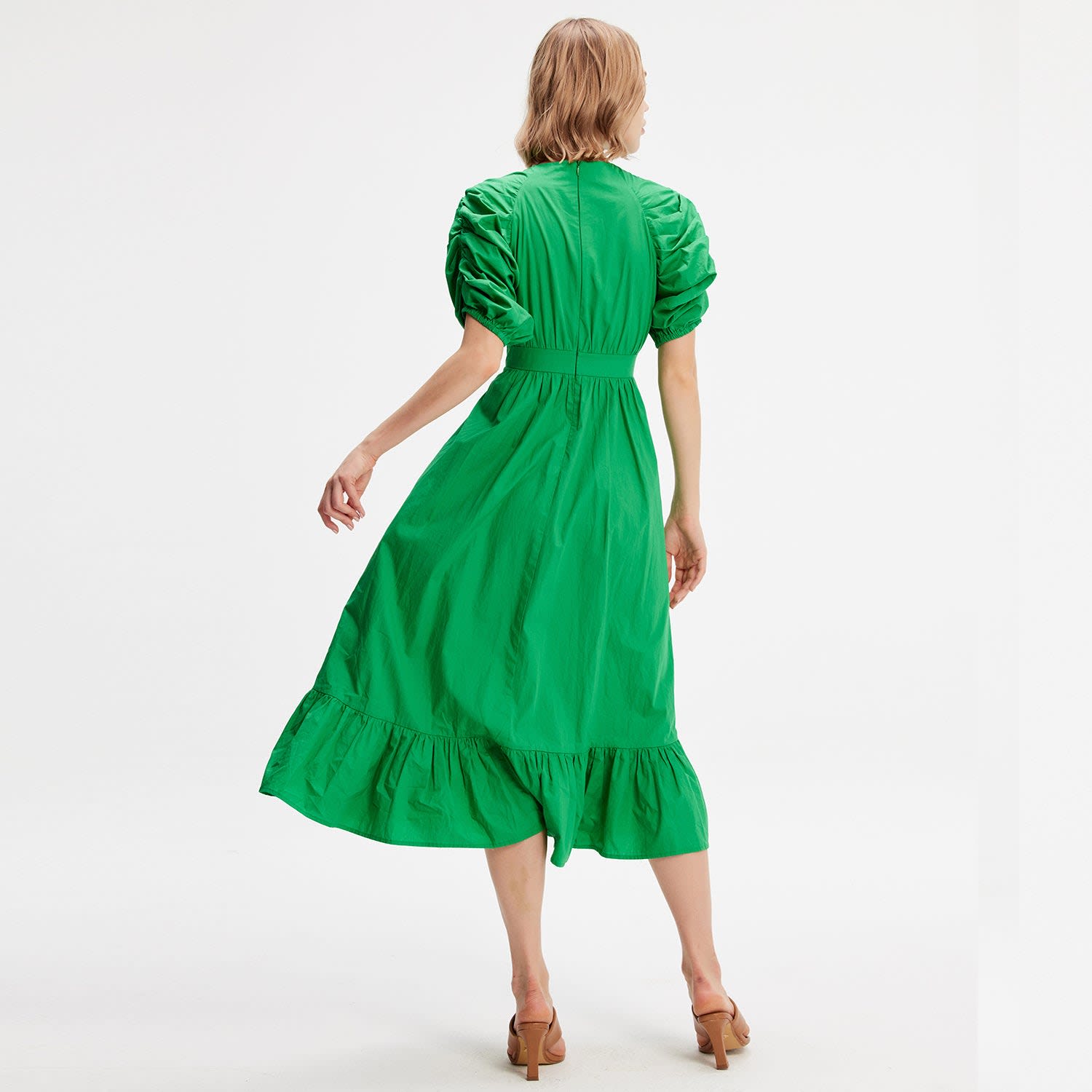 Greens Trapeze Dress