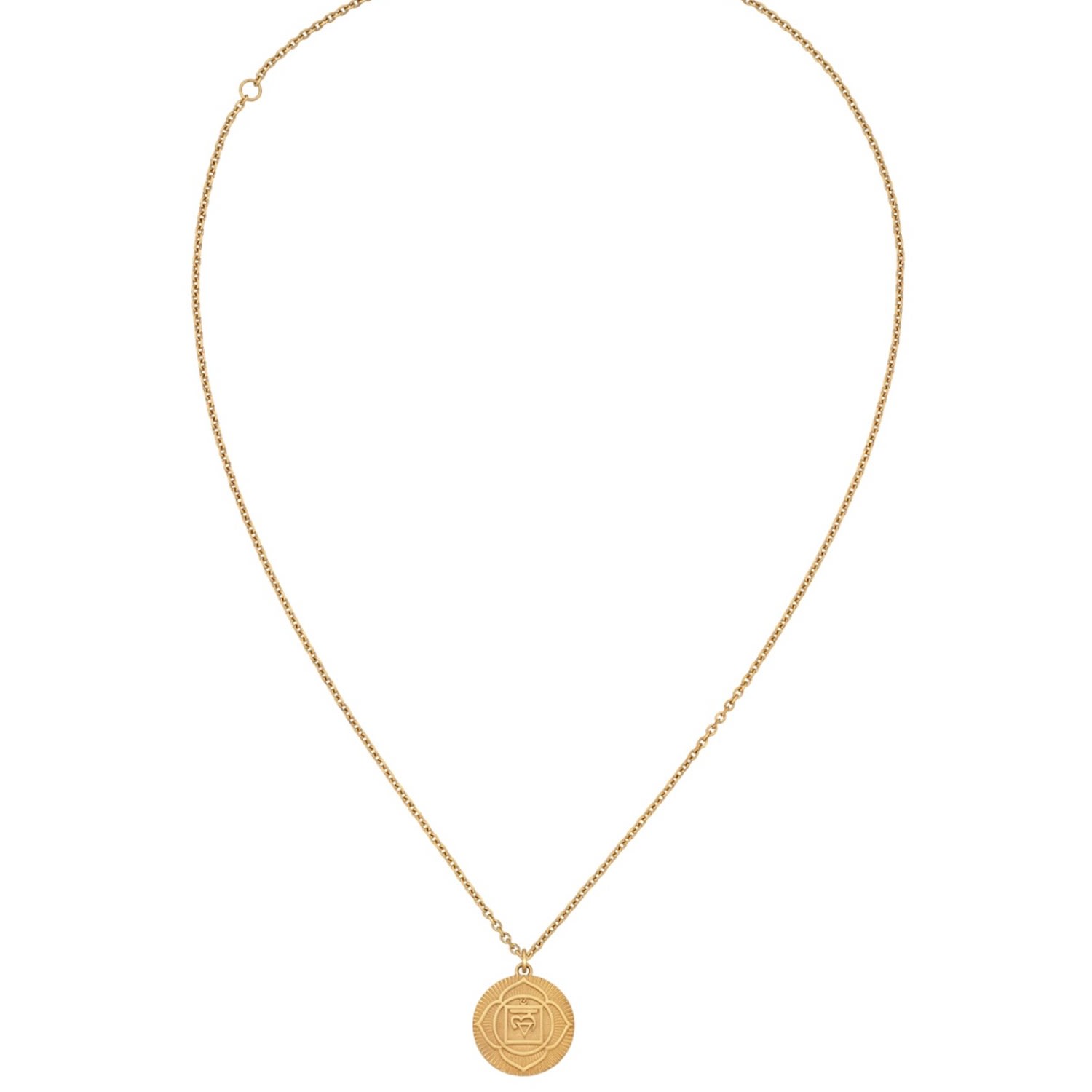 Zoe And Morgan Women's Grounding Muladhara Chakra Necklace Gold