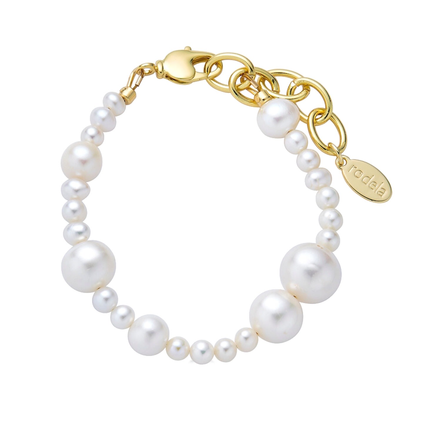 Women’s White Kiara Freshwater Pearl Bracelet Rodela