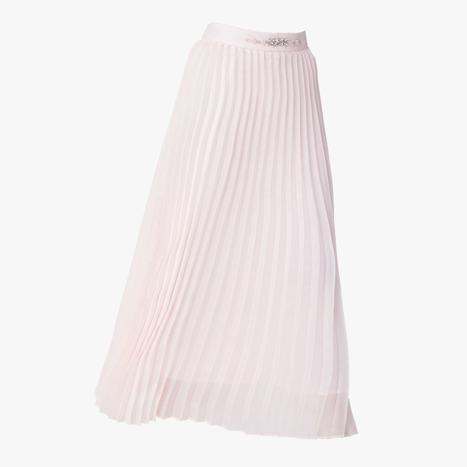 Pink Organza Midi Skirt - Le Merge