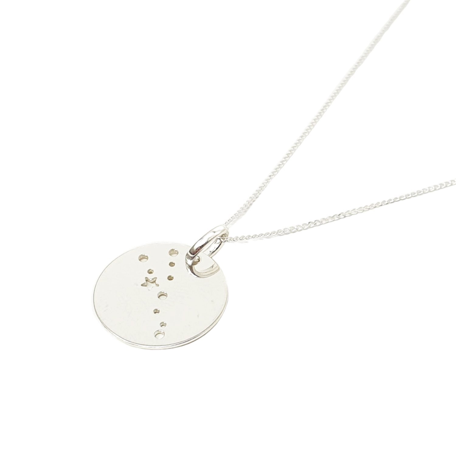Harfi Women's Taurus Constellation Sterling Silver Pendant Necklace In Silver