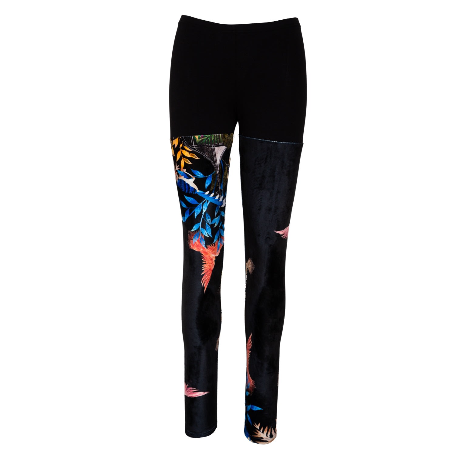 Artista Women's Black Stars Leggings: In Black