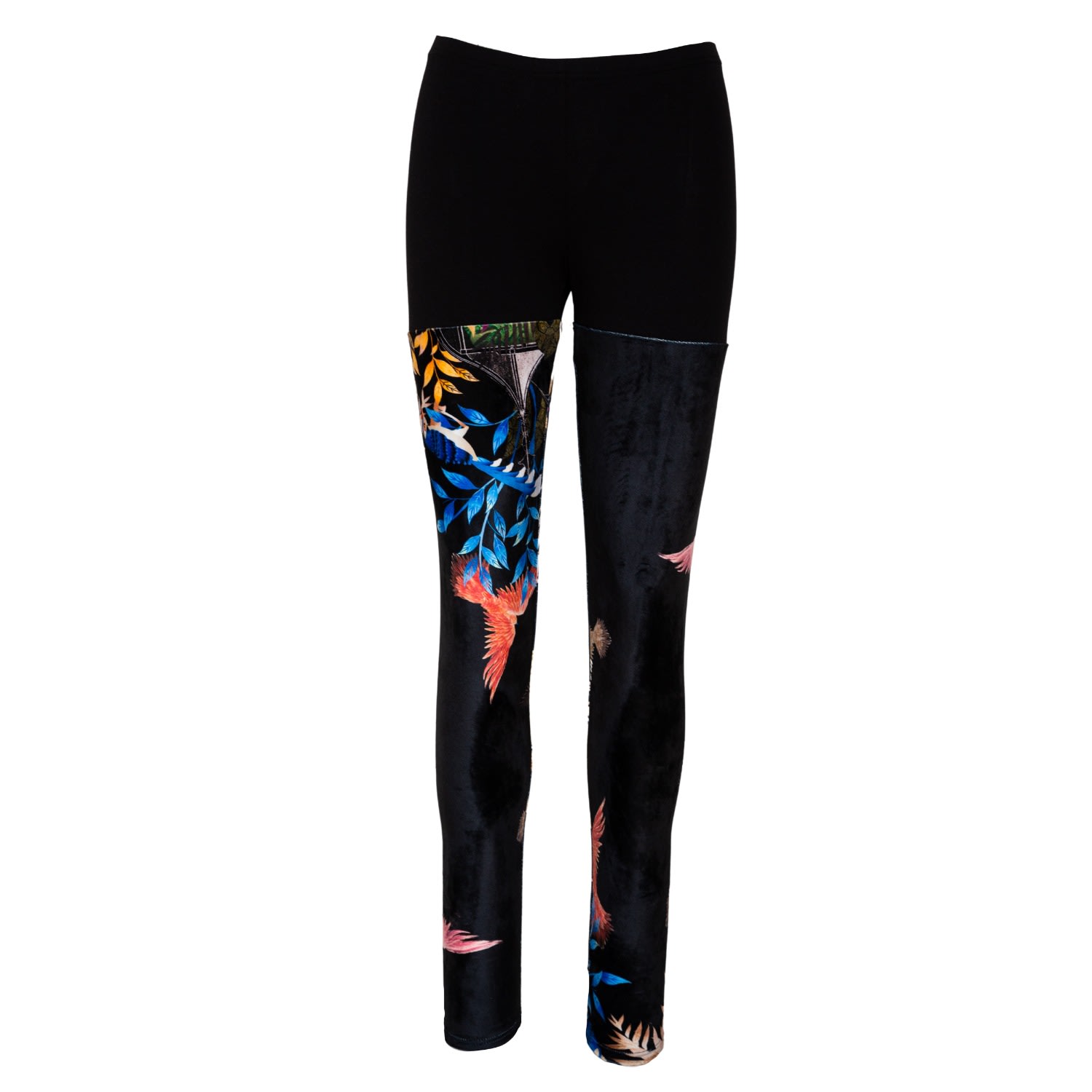 Women’s Black Stars Leggings: Medium Artista