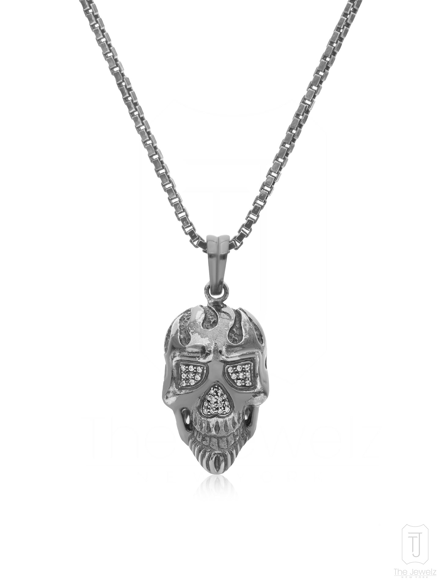 Men’s Black Animus 1859 Skull Pendant The Jewelz