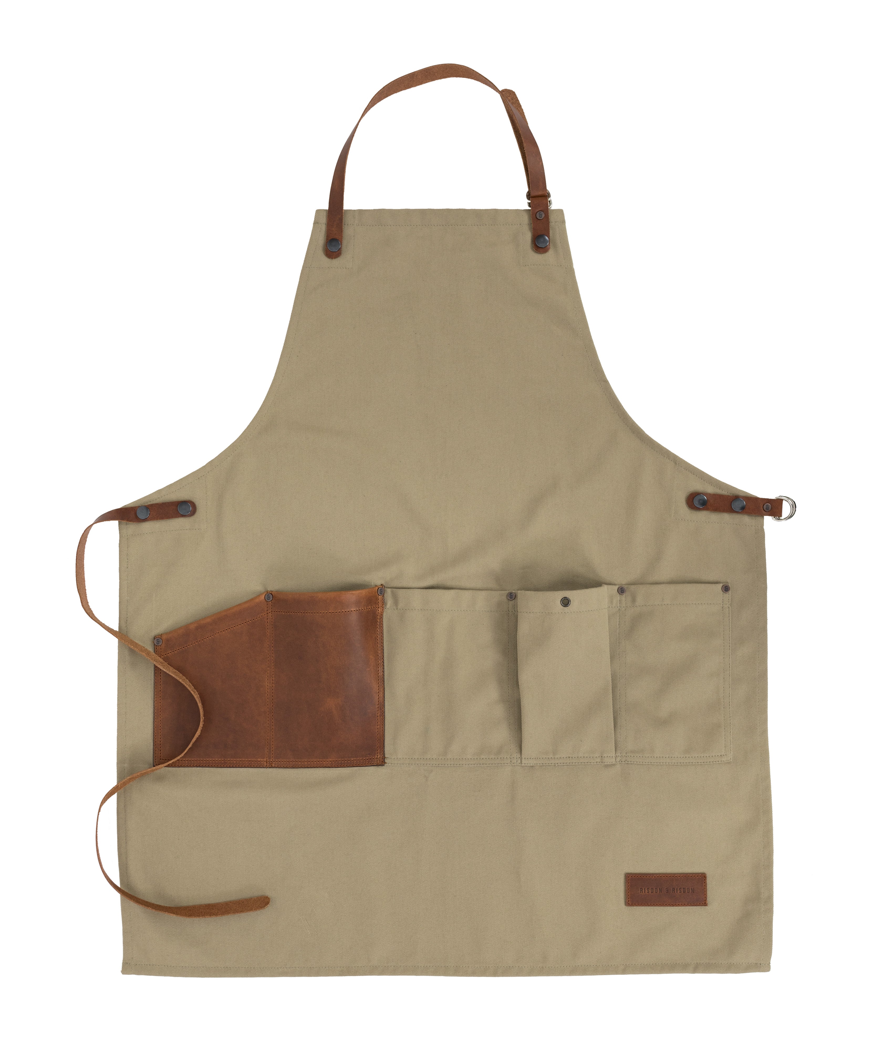 Green Gardener’s Canvas Or Denim Apron - Canvas One Size Risdon & Risdon