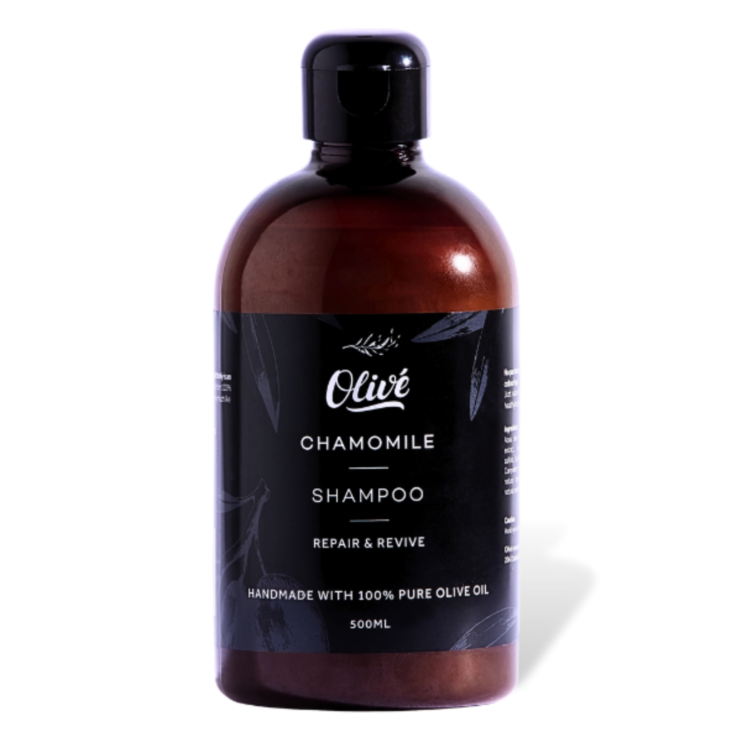 Olivé By The Olive Soap Company Black Olivé Shampoo - Chamomile In White