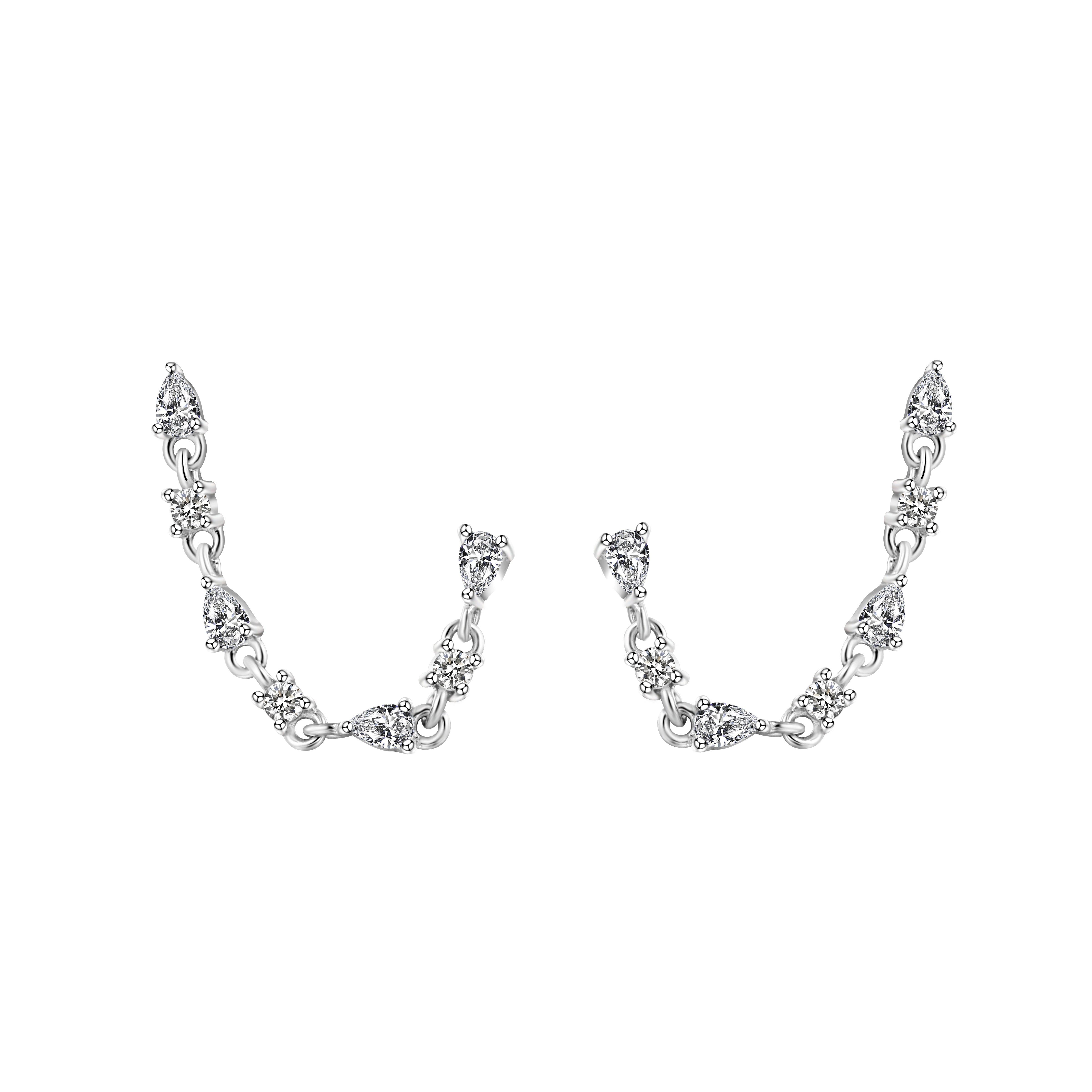 Zepplin The Label Women's Silver Marissa Earrings
