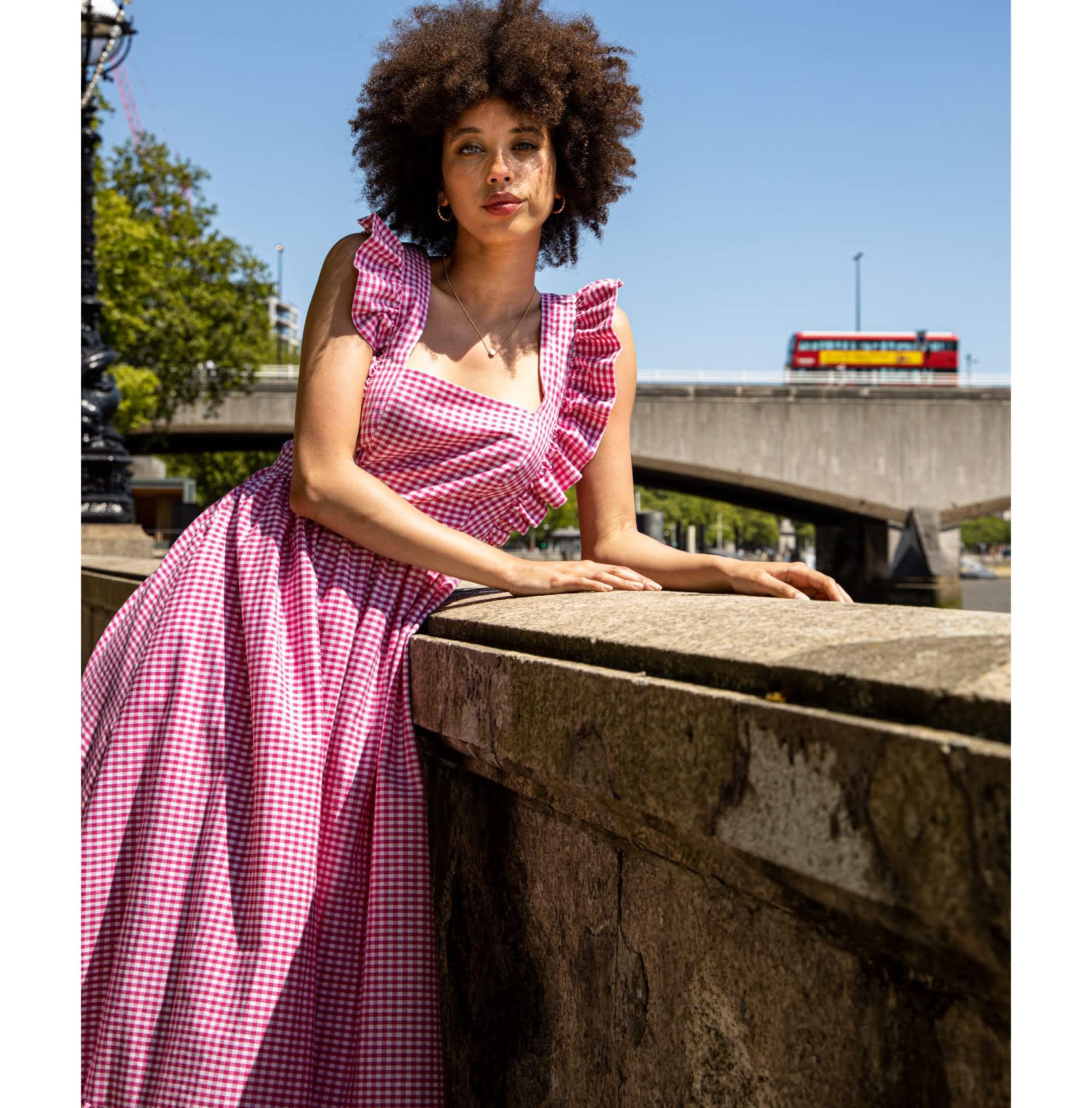 Pink Gingham Dress - Lace & Lashes