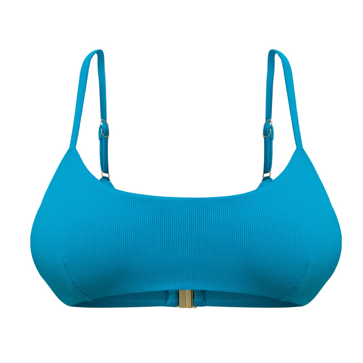 Miharo Women's Gia Crop Bikini Top - Blue In Blue