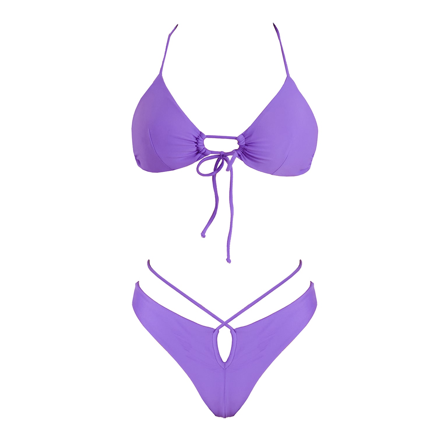 Women&rsquo;s Purple Merus Bikini Lilac | Small | Sancha the Brand