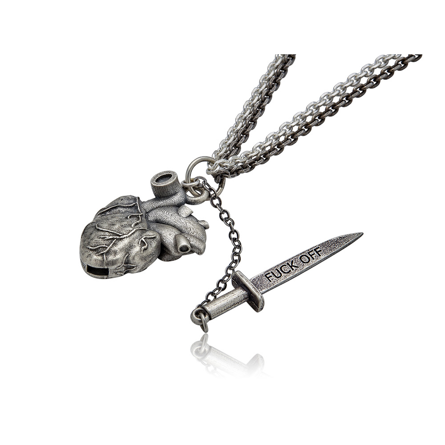 WEIRDO ウィアード FUCK SIGN NECKLACE SV925 Amazon.com: Fuck