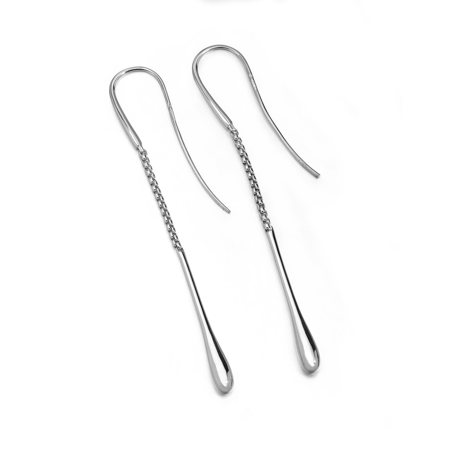 Lucy Quartermaine Women's Silver Drop Earrings In Metallic