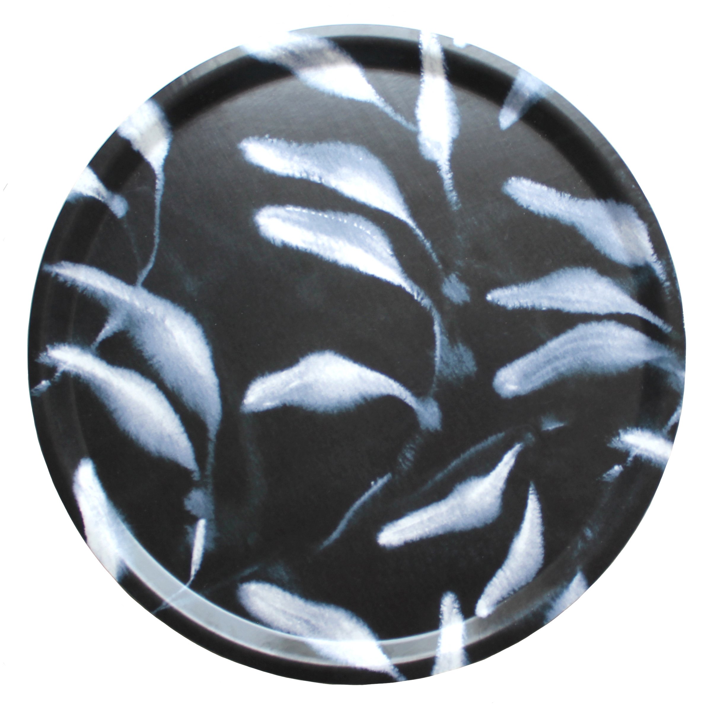 Rosanna Corfe Grey / Blue / Black Medium Black Navy Round Amongst Tray In Multi