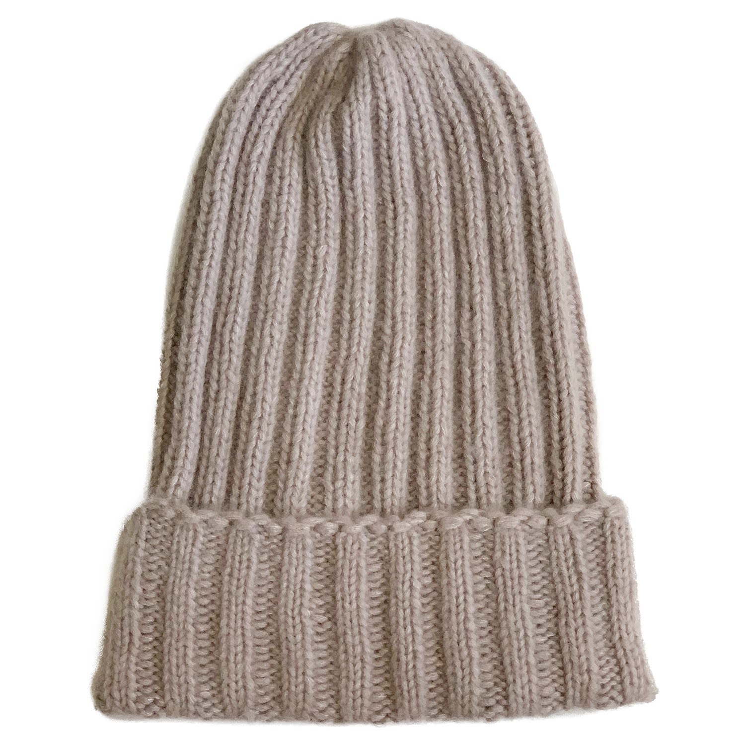 Women’s Neutrals Gstaad Hand-Knitted Cashmere Hat In Taupe Grace Cashmere Zurich