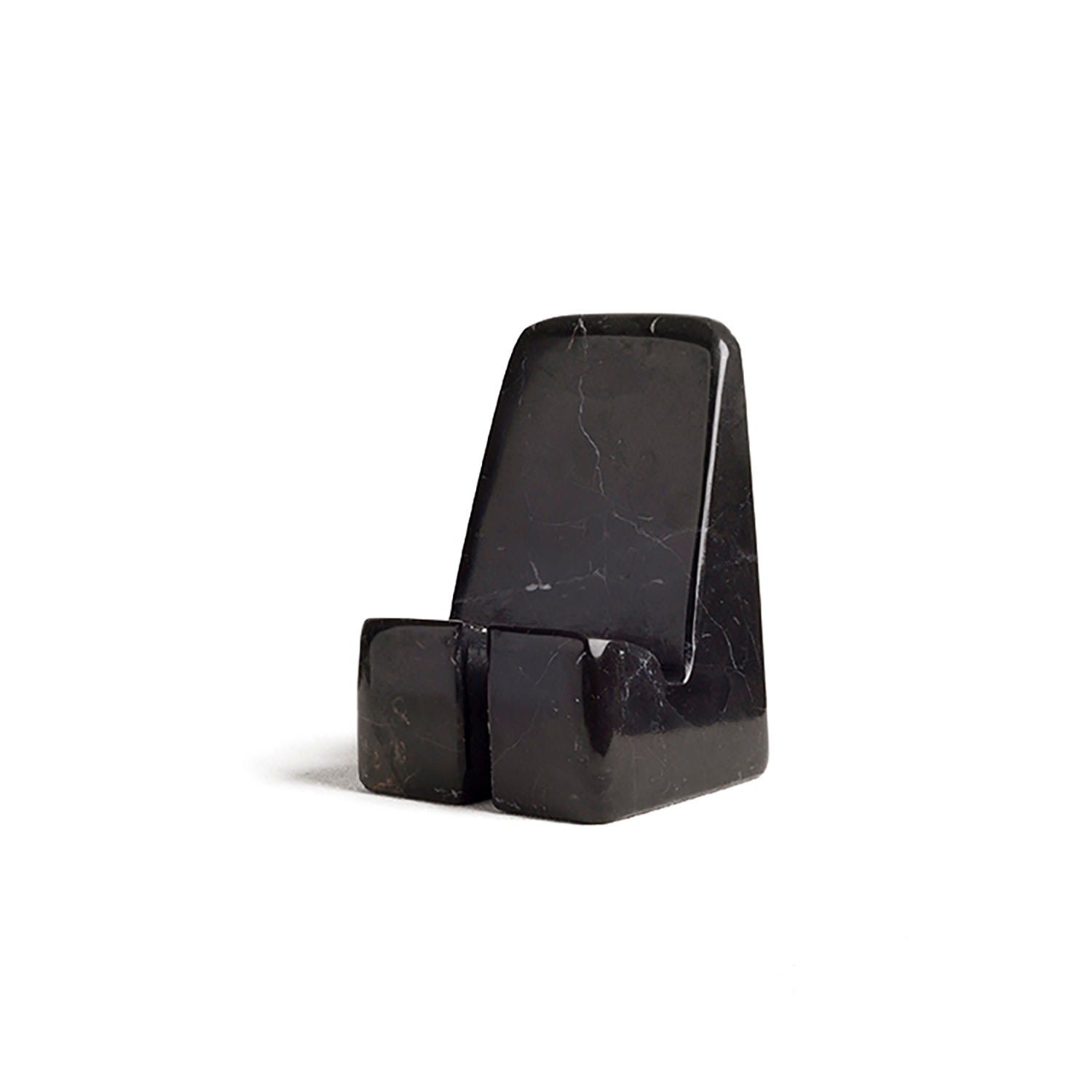 And Jacob Phone Holder -  Black Marble In Black