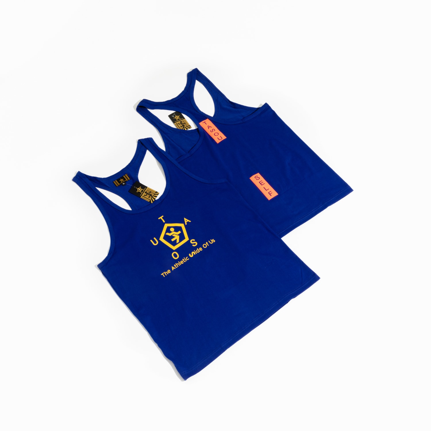 Chuks Collins Men's Logo Printed Tank Top Royal Blue-  Diffusion Collection - Tasou - The Athletic Si In Blue