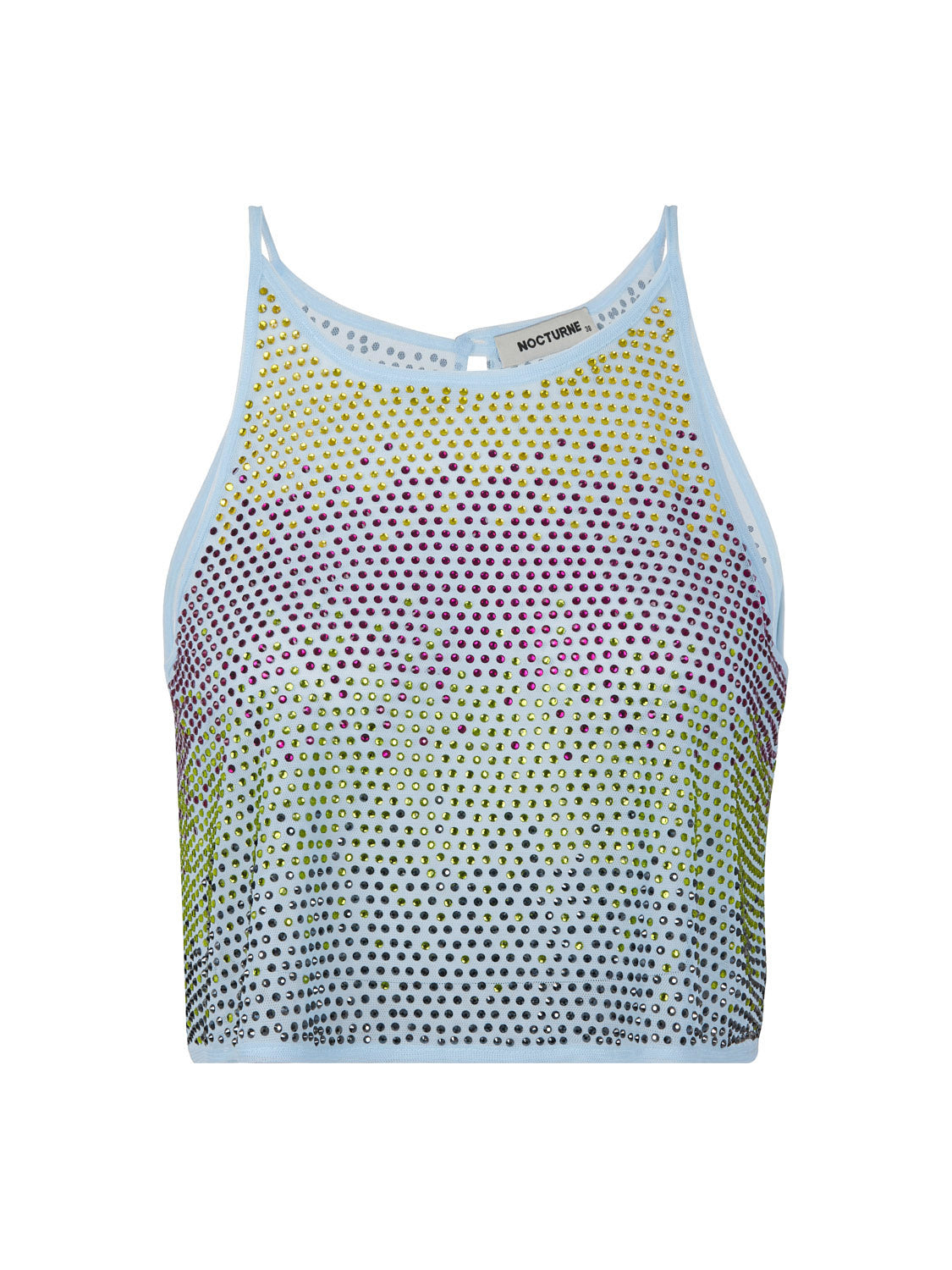 Women’s Blue Embellished Crop Top M/L Nocturne