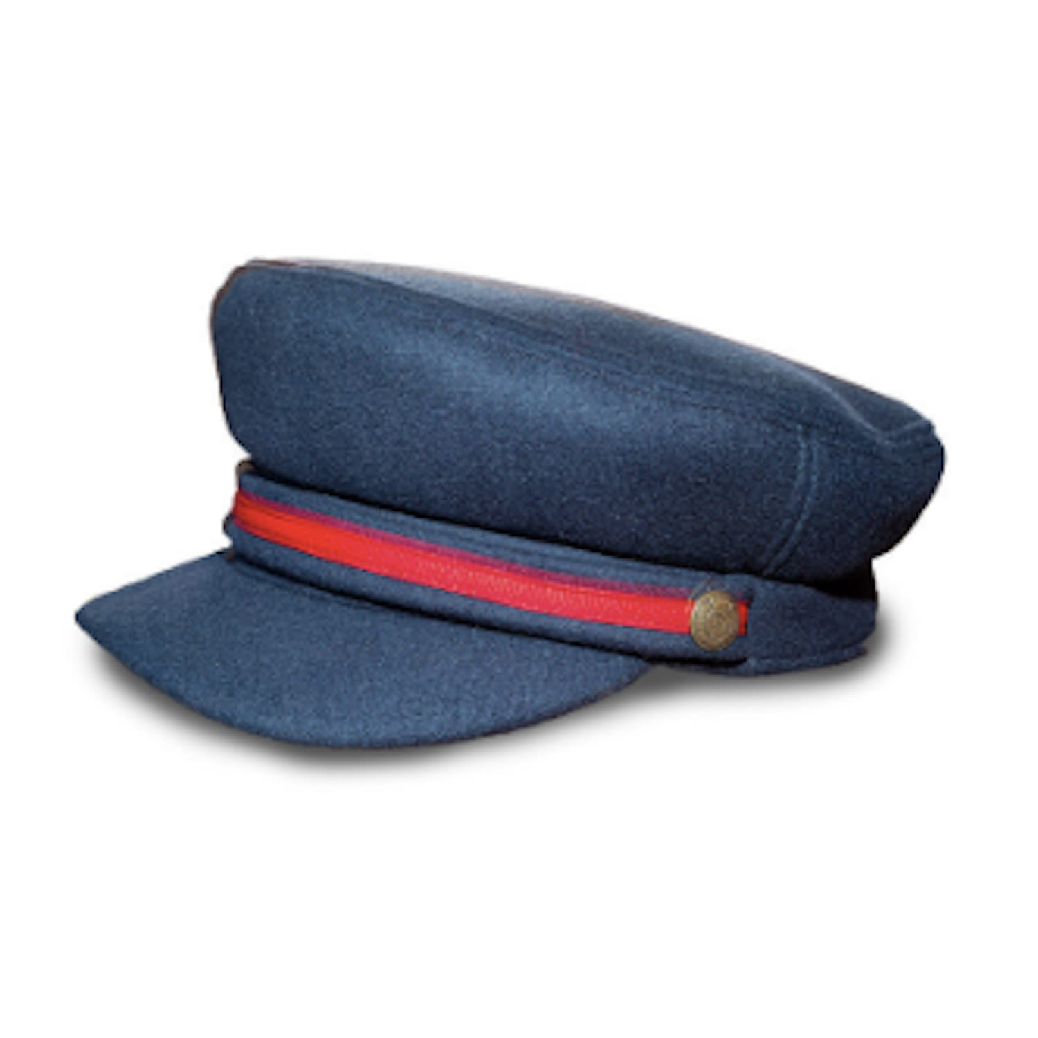 Mister Miller - Master Hatter Women's Blue Skippers Admiral, Sailor Hat In Rich Navy Duffel Wool In Blue