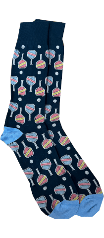 Men’s Blue Just Dink It Socks Lazyjack Press