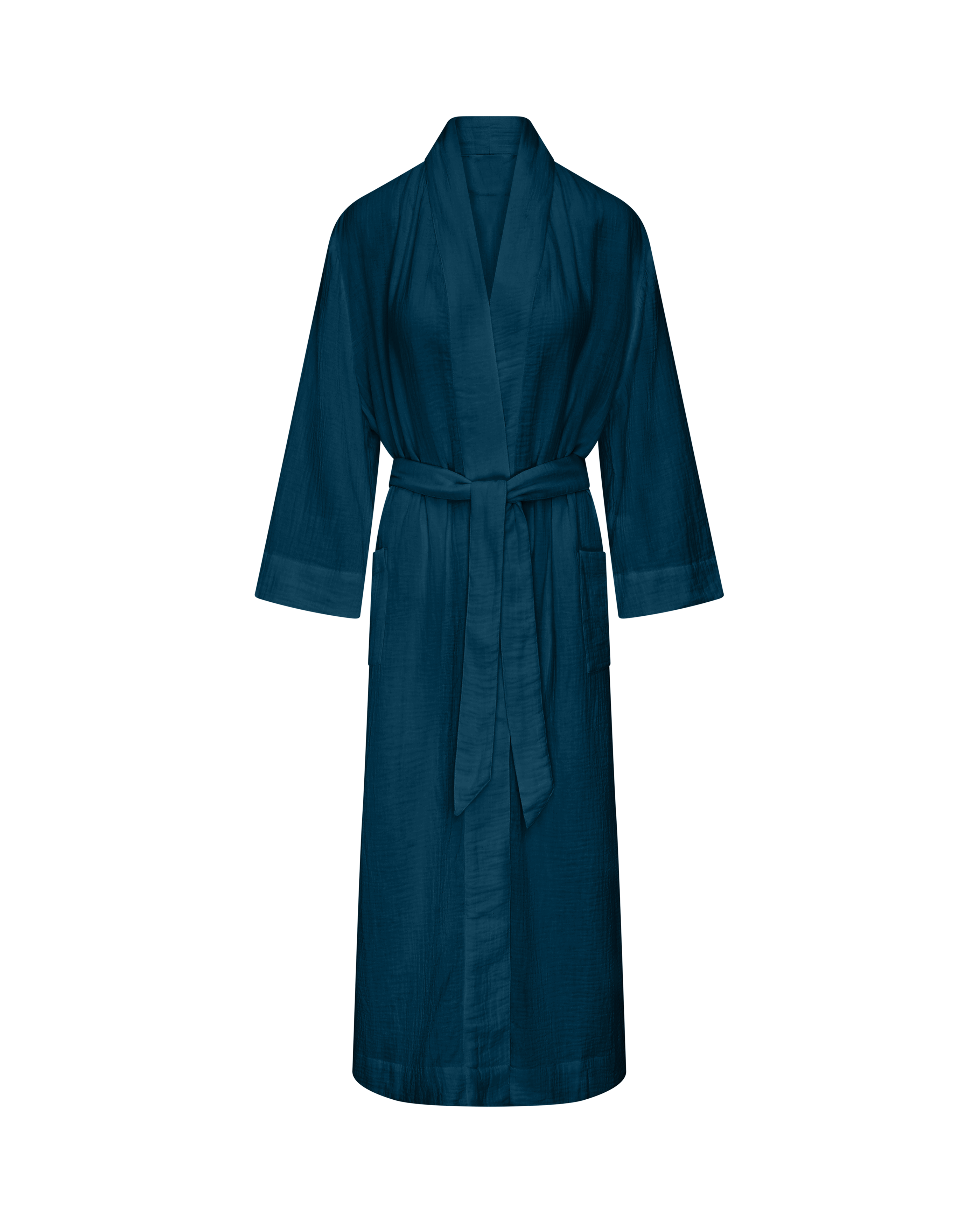 Nudea Women's Blue The Classic Belted Robe  - Navy In Blue