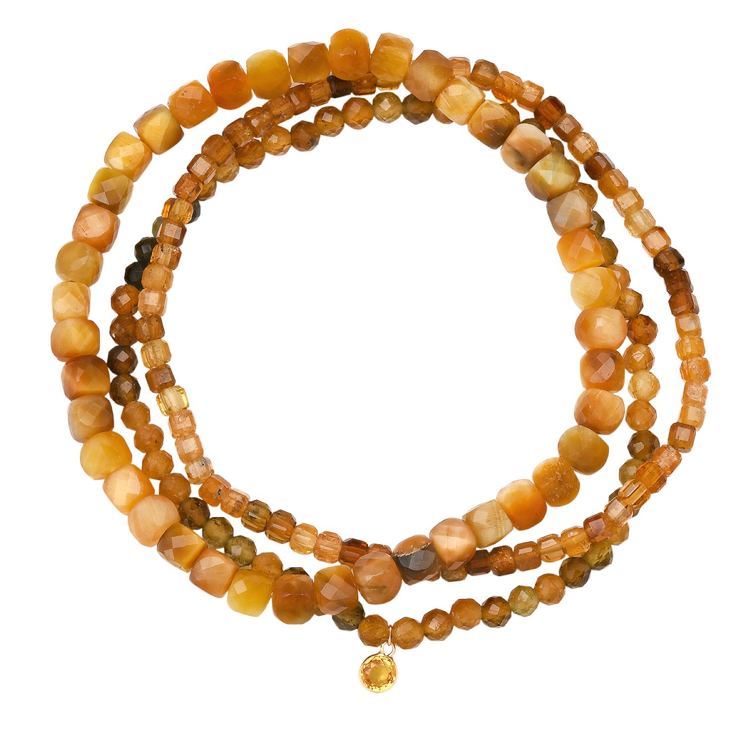 Soul Journey Jewelry Women's Brown / Yellow / Orange Honey Lover Bracelets In Brown/yellow/orange