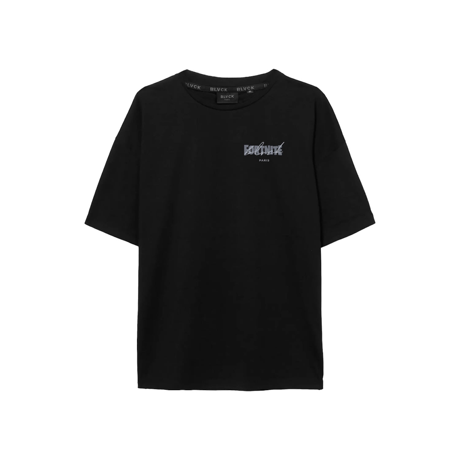 Men’s Black Minimal Tee Medium Blvck Paris