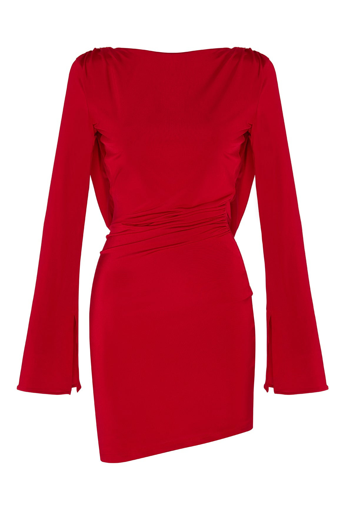 Khéla The Label Women's Back Off Red Mini Open-back Dress In Red