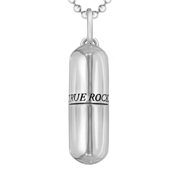 True Rocks Sterling Silver Large Jack Plug Pendant In Plug