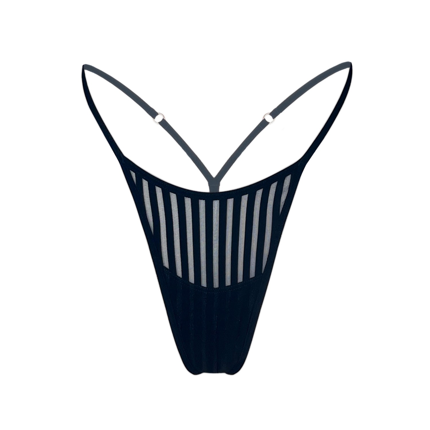Monique Morin Lingerie Women's Vertigo Micro-g Thong Black In Black
