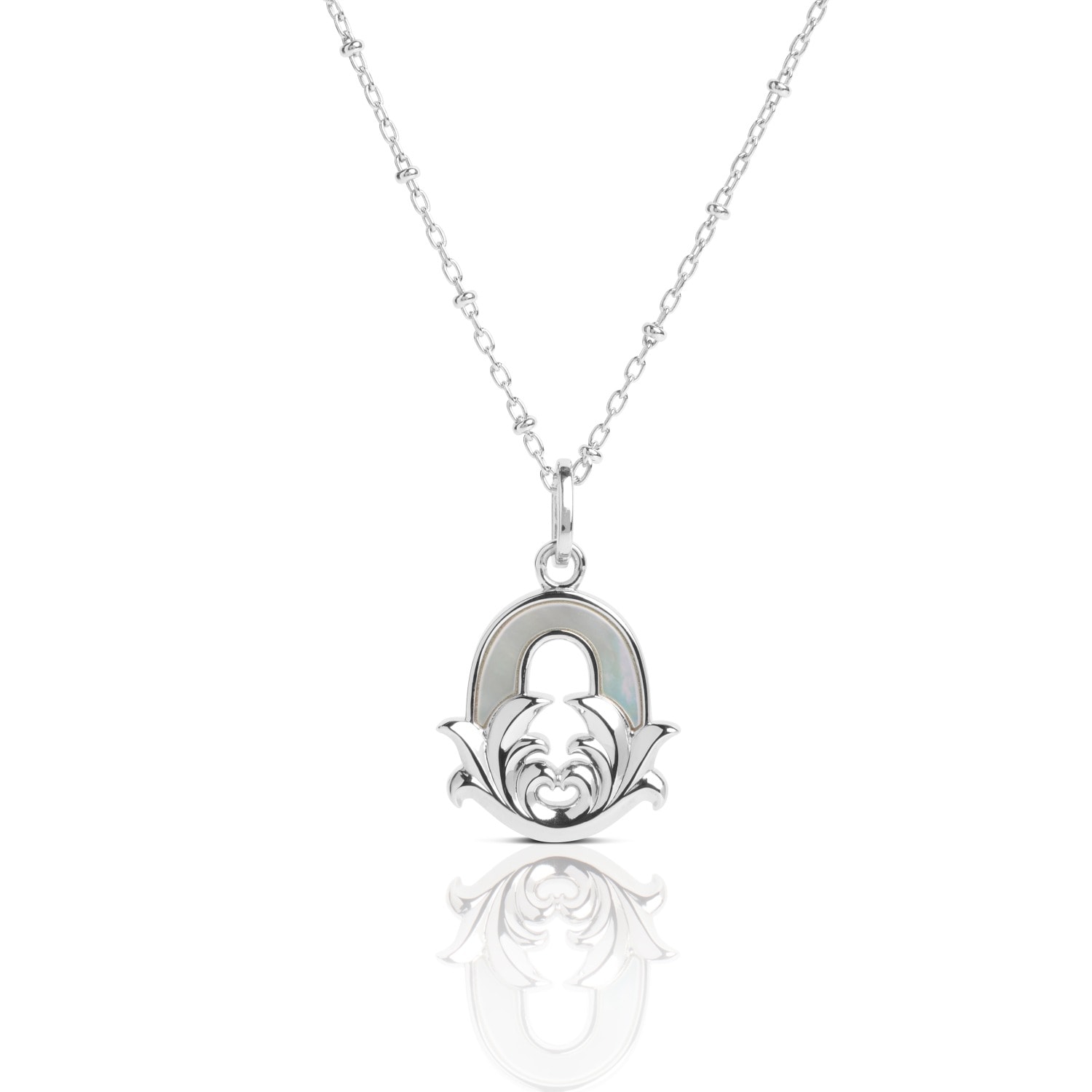 Kasun Women's Silver / White O – Silver With Mother Of Pearl In Multi
