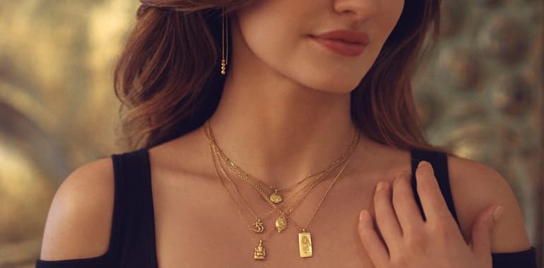 Satya Jewelry Designer Collection Wolf Badger