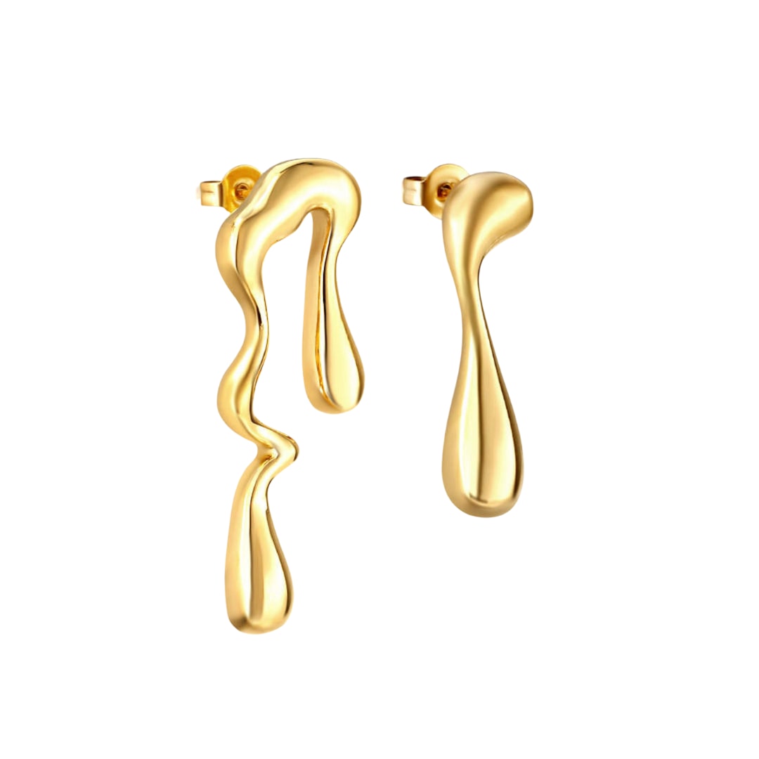 Women’s Liquid Gold Earrings The Messy Archive