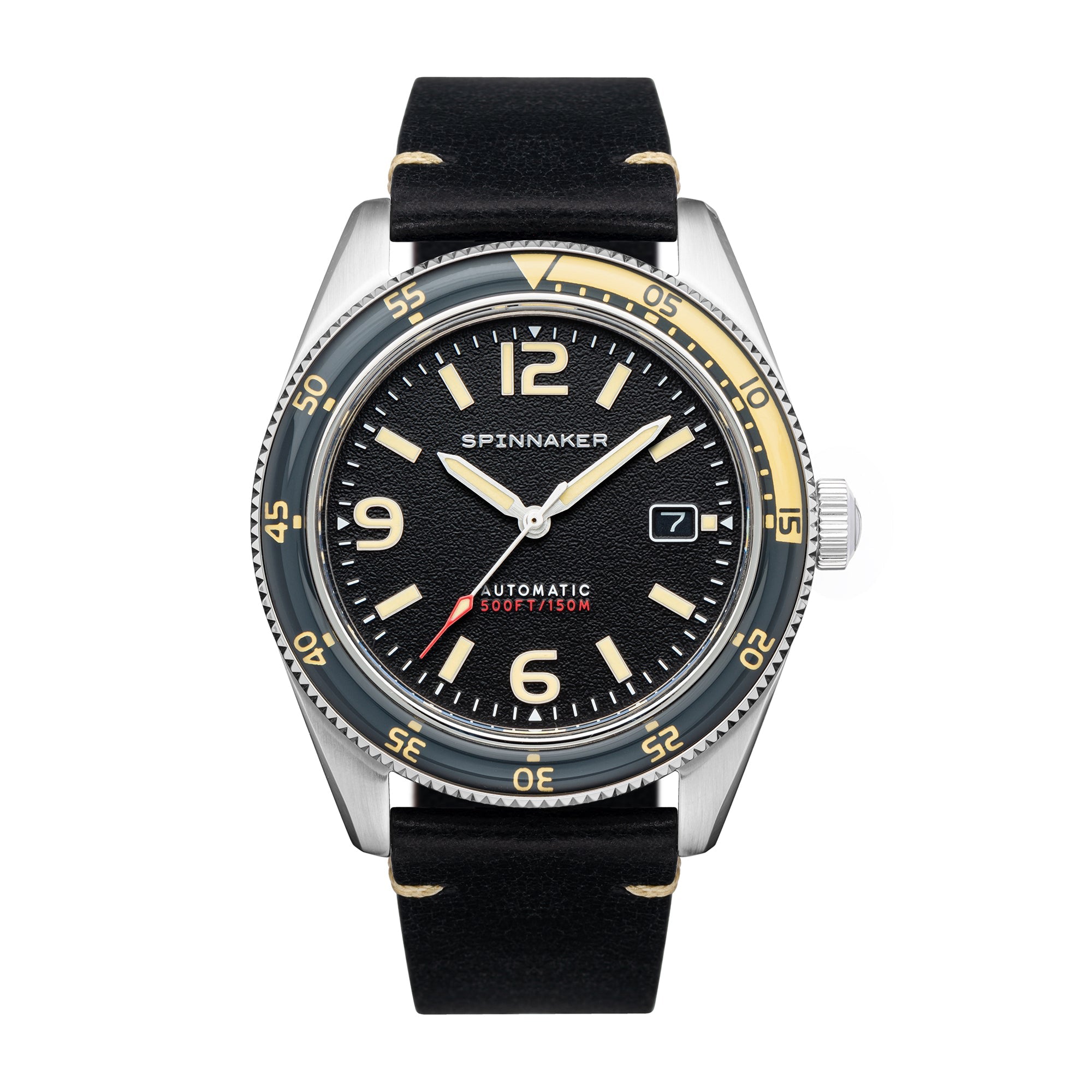 Spinnaker Fleuss Men's Japanese Automatic Sand Grey Watch In Grey