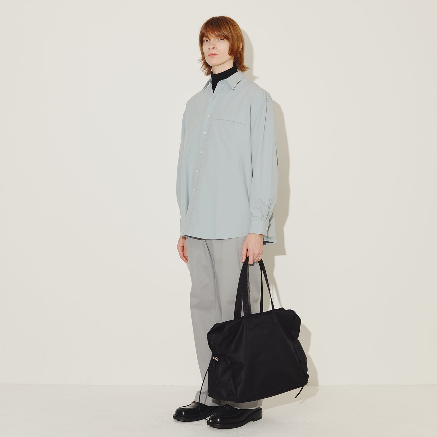 Hybrid Tote Shoulder Bag - Black | HAH ARCHIVE | Wolf & Badger