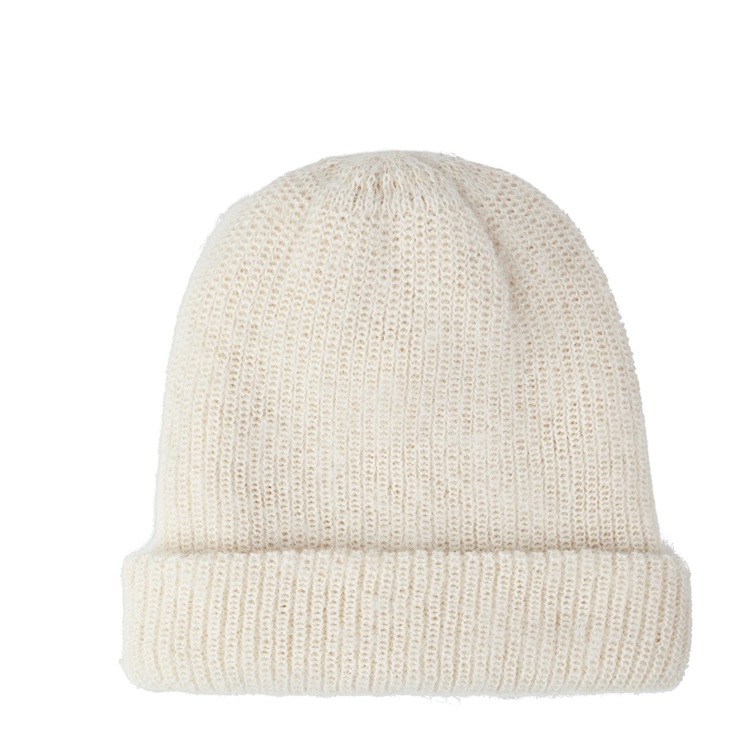 Alpaca Loca Women's Knitted Hat Off White Alpaca Wool In White