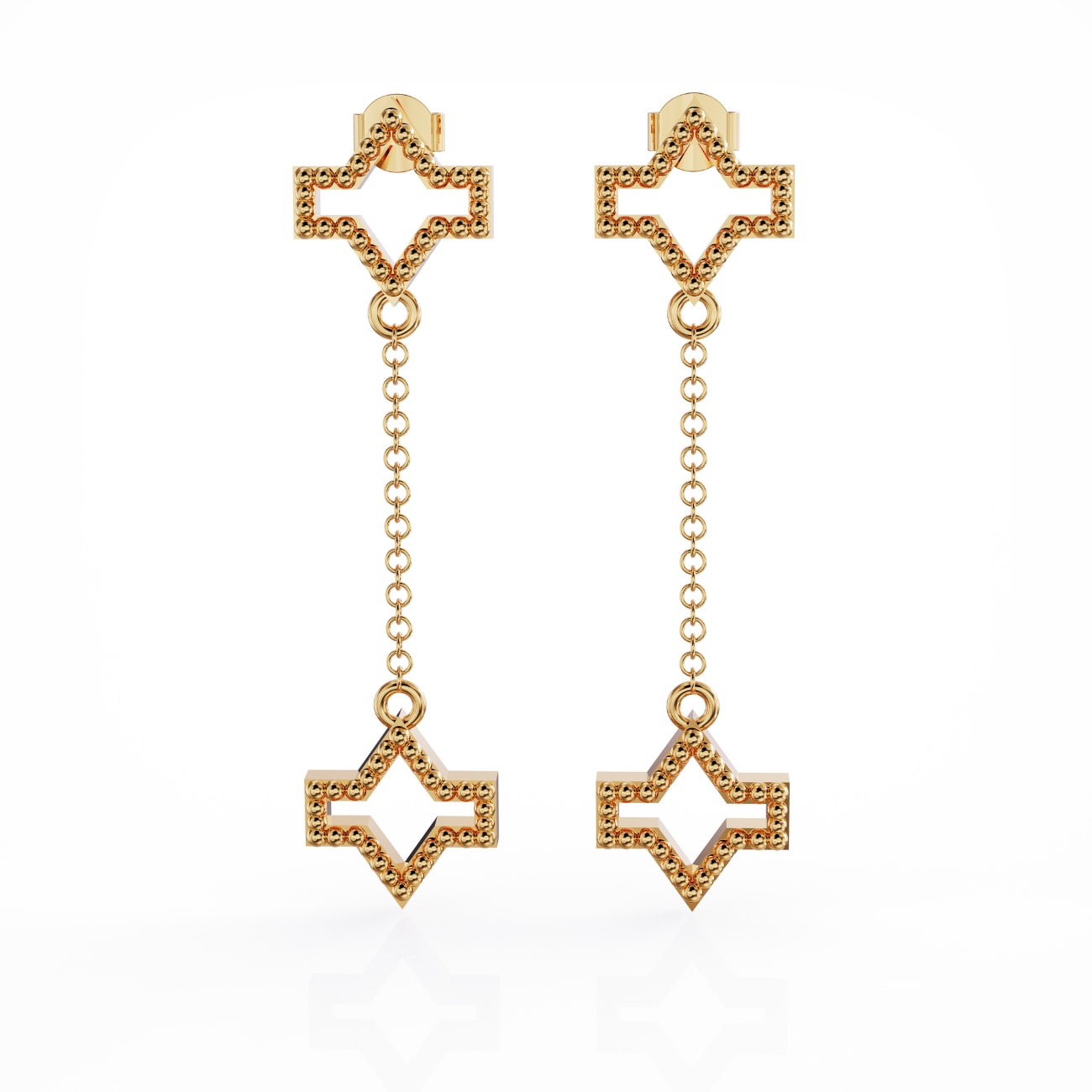 Linda Fiore Women's Starlite Earring, Gold Vermeil In Gold