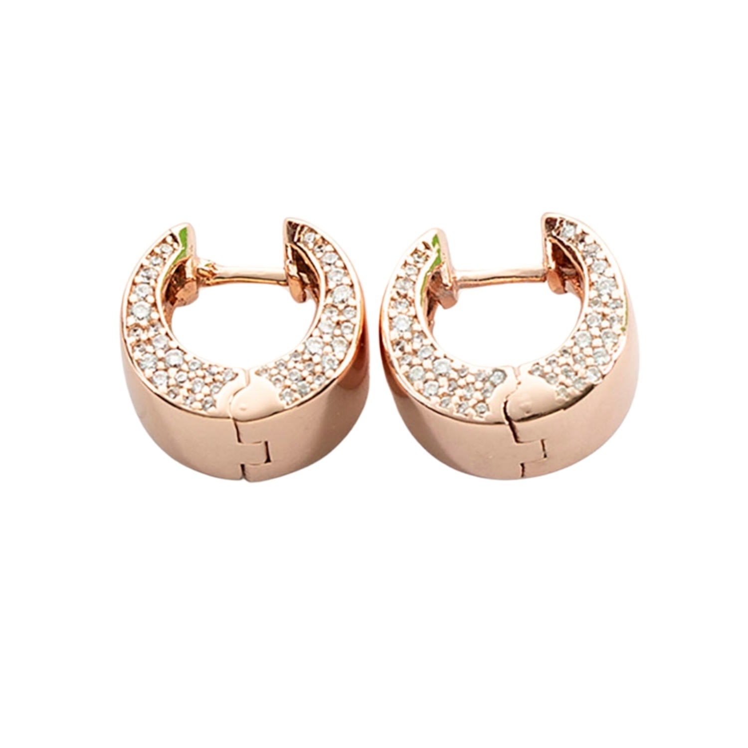 Women’s Rose Gold Adel Rose Earring Black and Wild