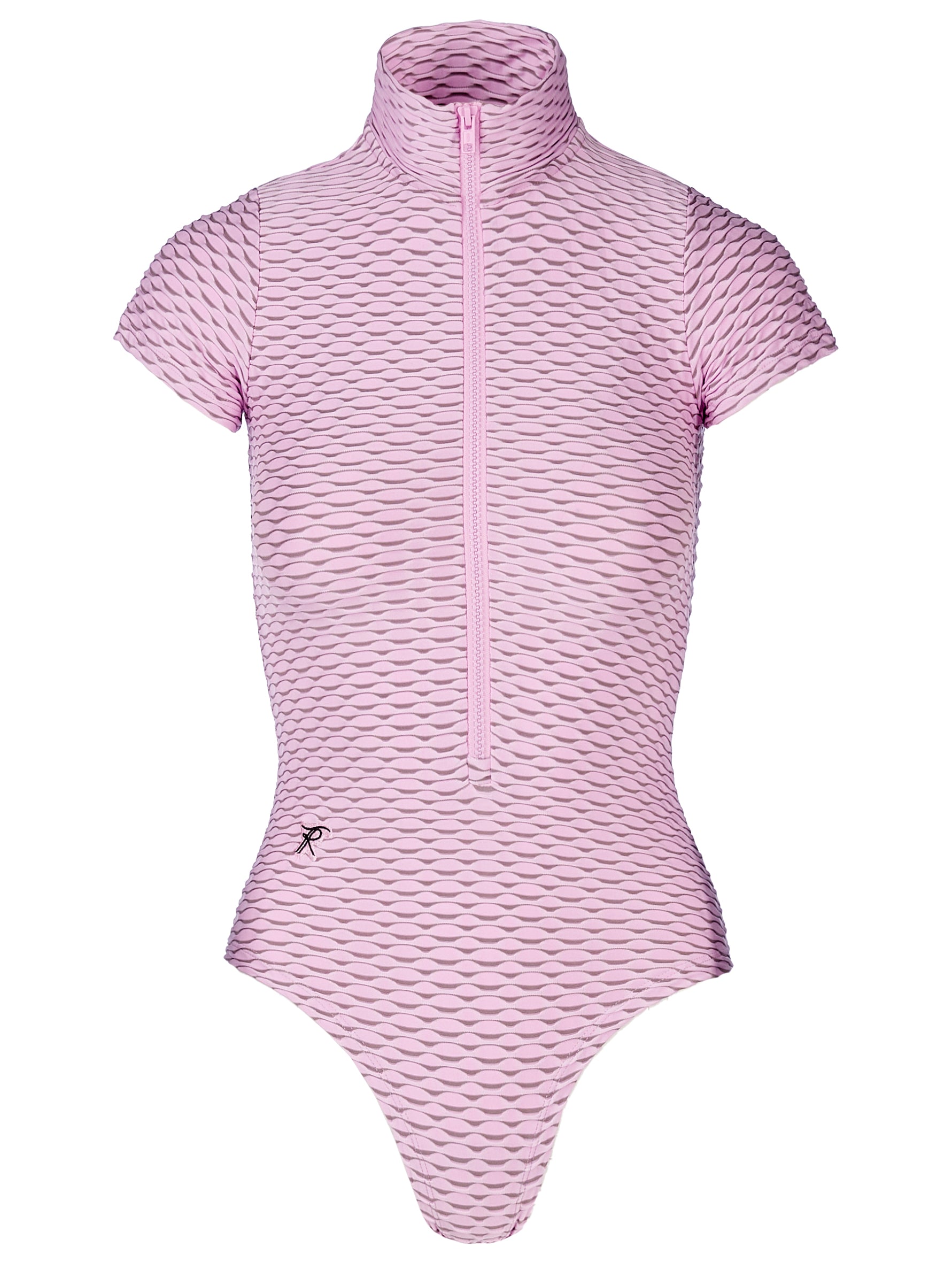 Women’s Pink / Purple Patterned Bodysuit Pink Small Tessitura