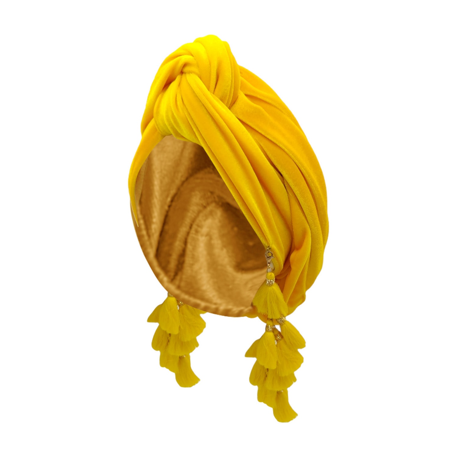 Julia Clancey Women's Yellow / Orange Chacha Sunshine Turban