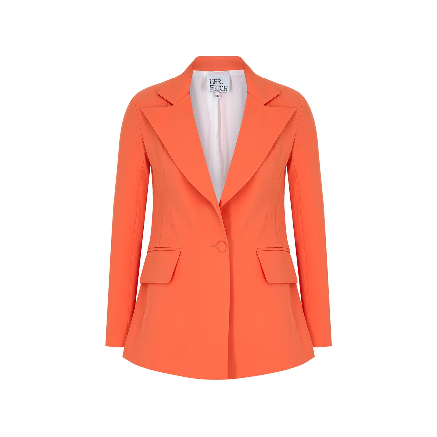 Herfetch Women's Yuzana Jacket-neutrals In Orange