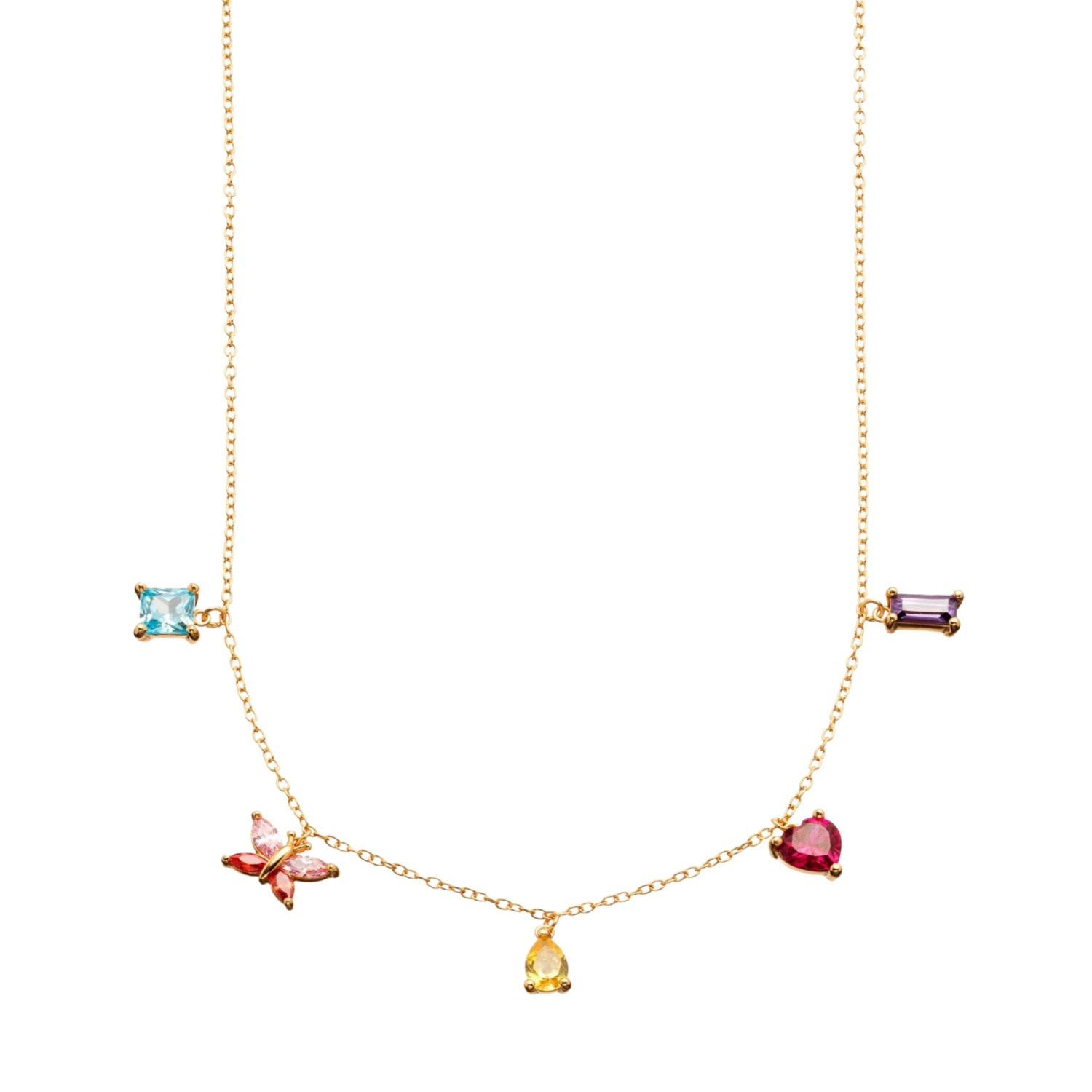 Women’s Gold Fun Bo Necklace Scream Pretty