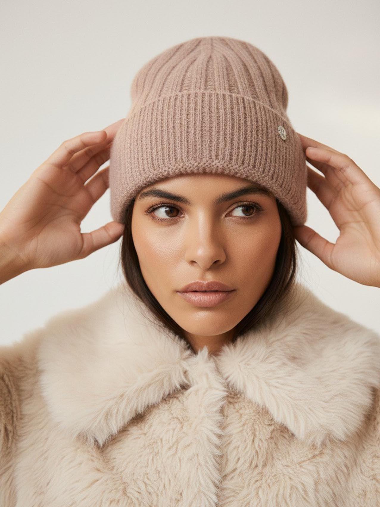Nooki Design Women's Neutrals Iris Beanie Hat - Mink