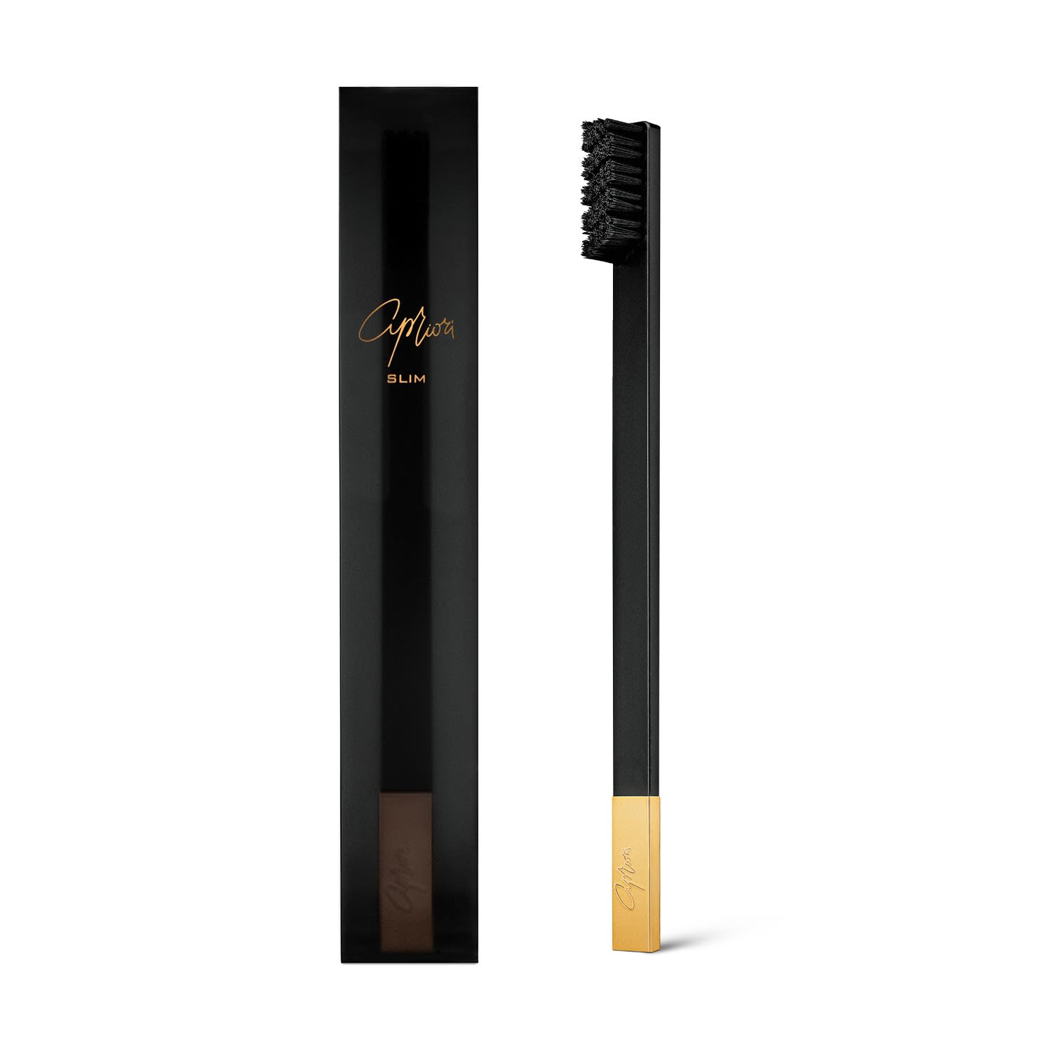 black and gold toothbrush