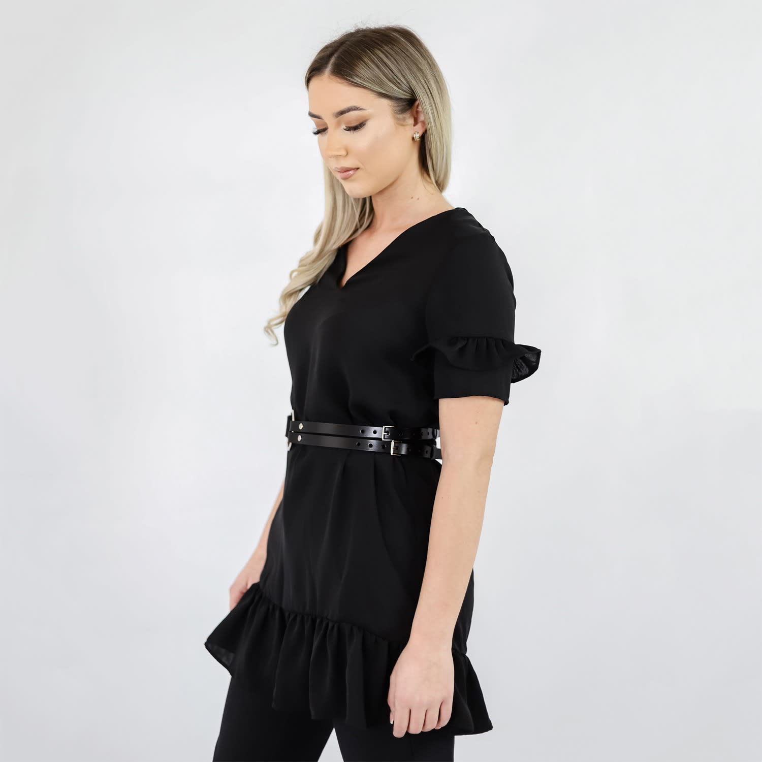 Waist Leather Harness Belt | Haute Cuir | Wolf & Badger