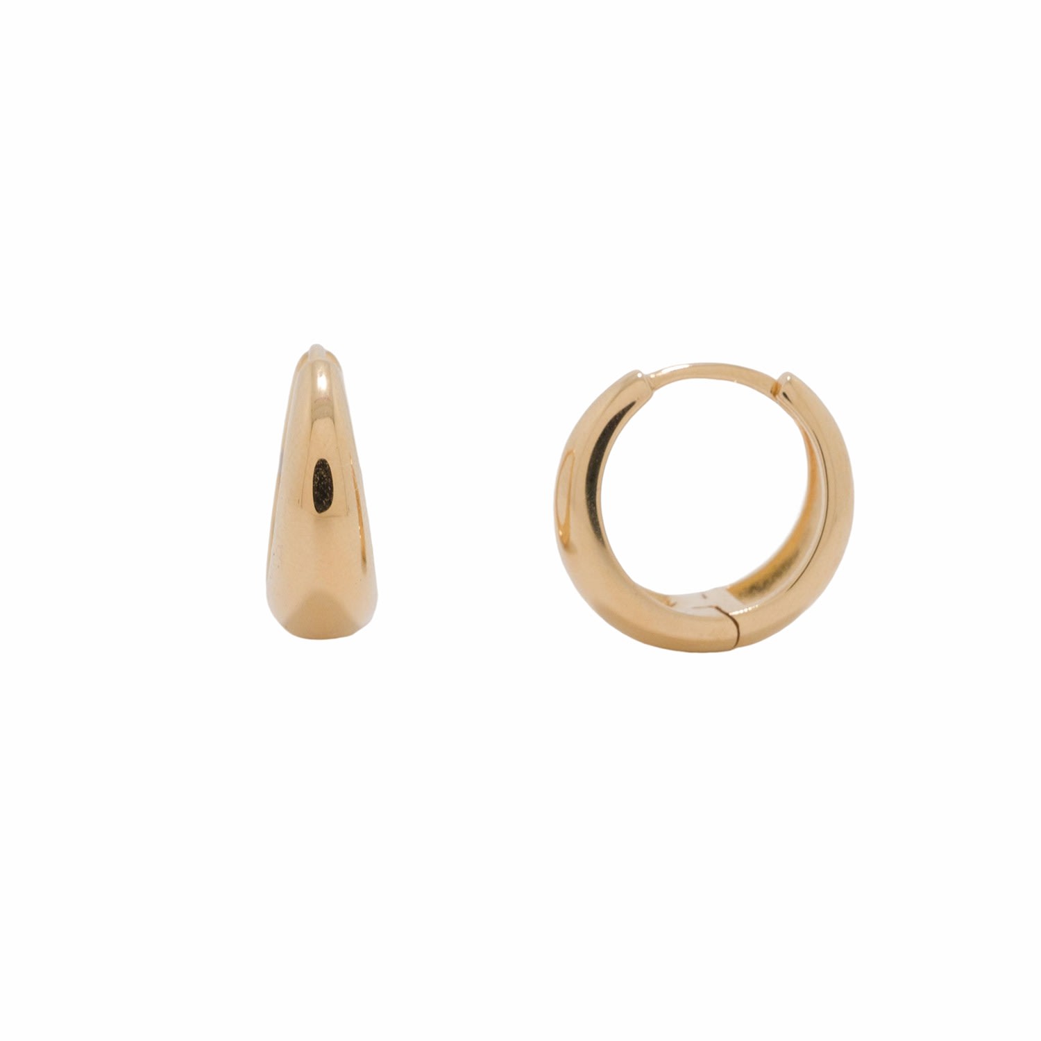 Women’s Freya Gold Huggie Earrings Frida & Florence